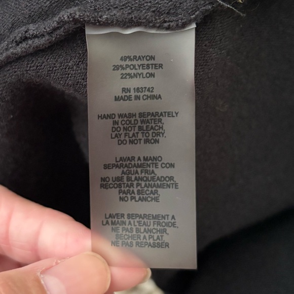 Aaeda Sioni Felted Floral Dolman Sleeve Boat Neck Pullover Sweater - Picture 6 of 6